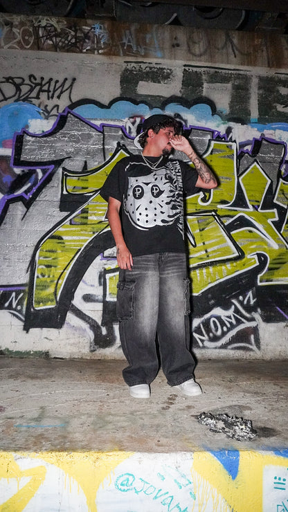 Short sleeve glitter logo t-shirt