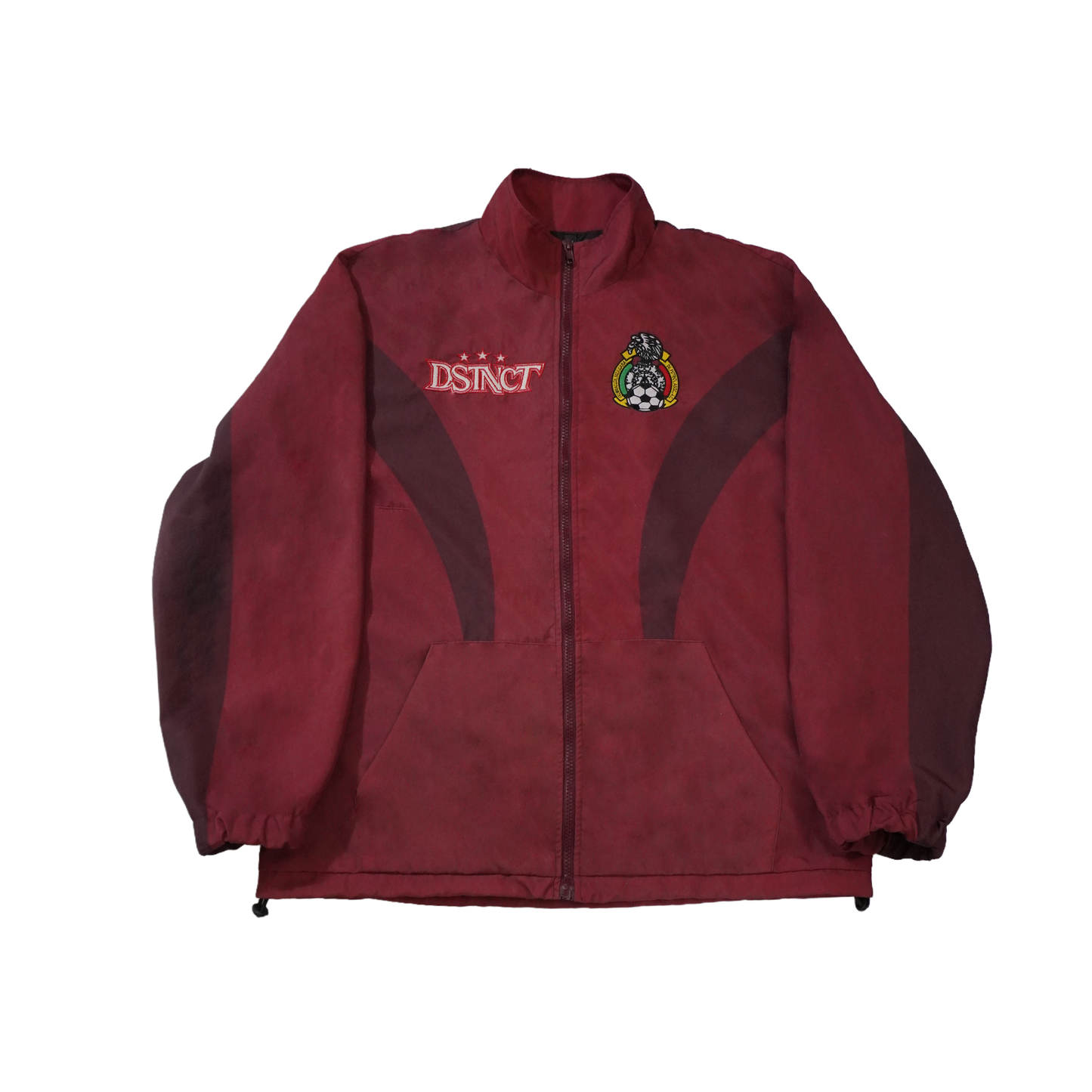Burgundy Tracksuit Jacket ( Mexico Inspired)